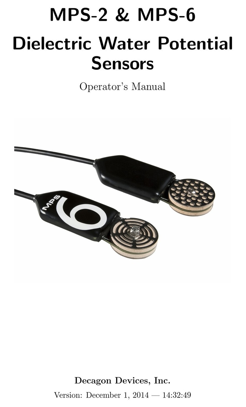 Decagon Devices MPS-2 Operator's manual