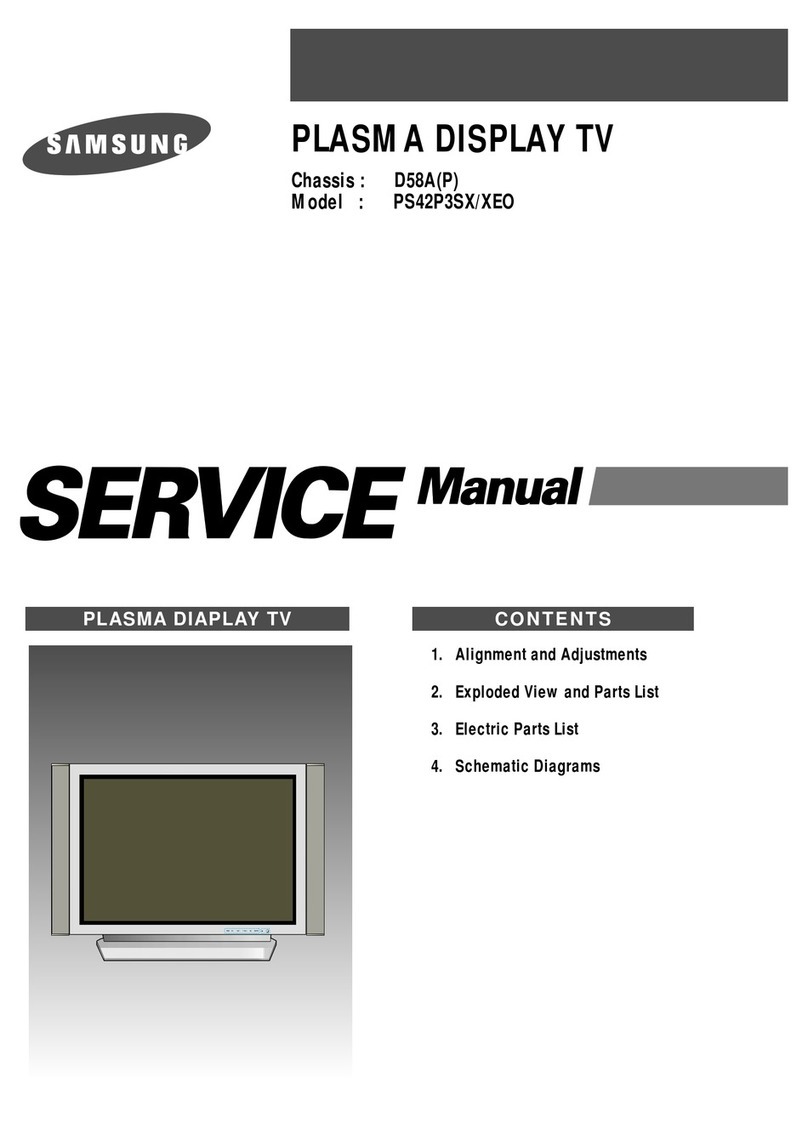 Samsung PS42P3SX Service manual