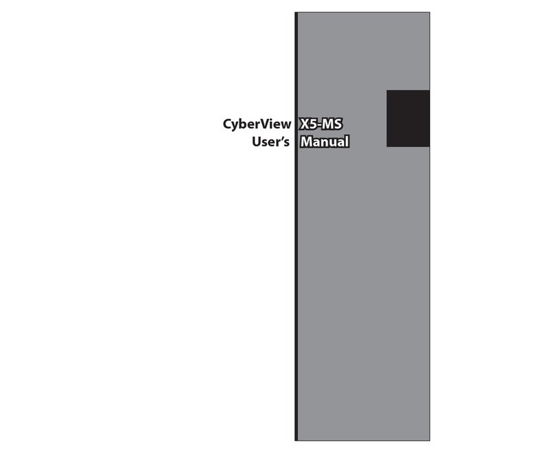 CyberView X5-MS User manual