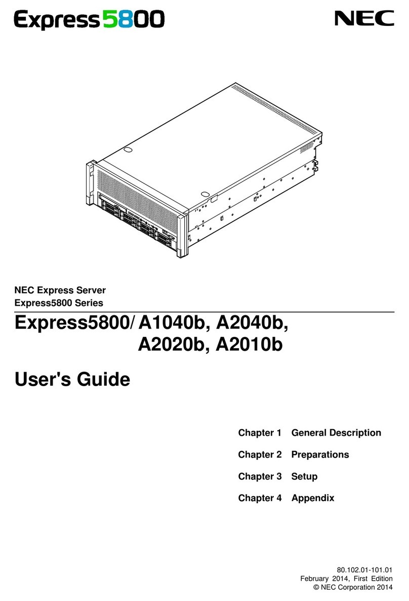 NEC NEC Express5800 Series user guide
