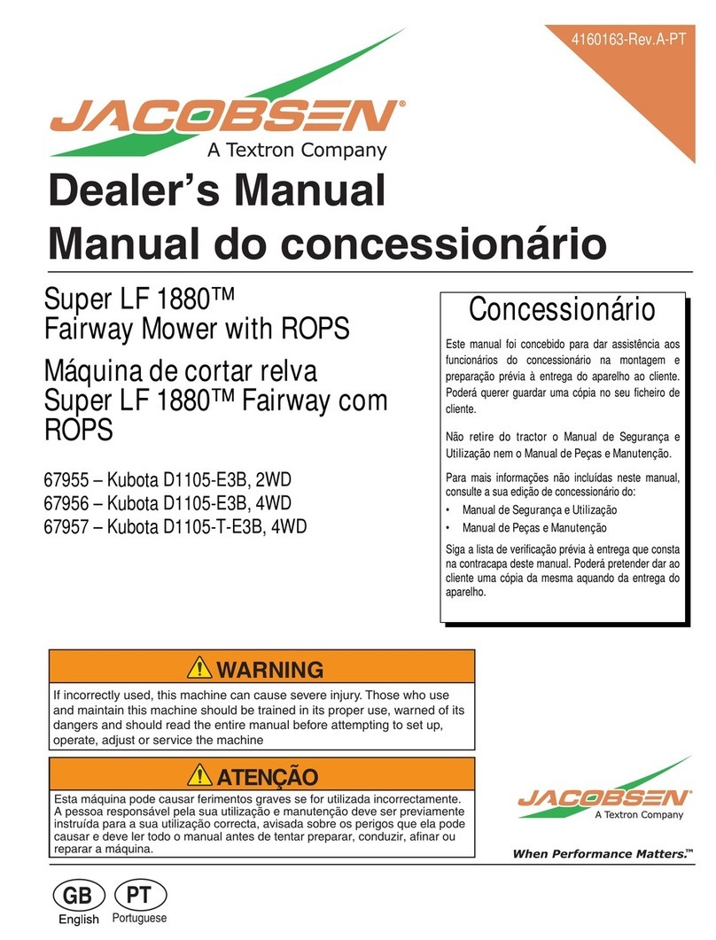 Jacobsen Super LF 1880 User manual