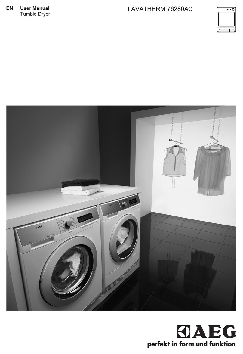 AEG Lavatherm 76280AC user manual