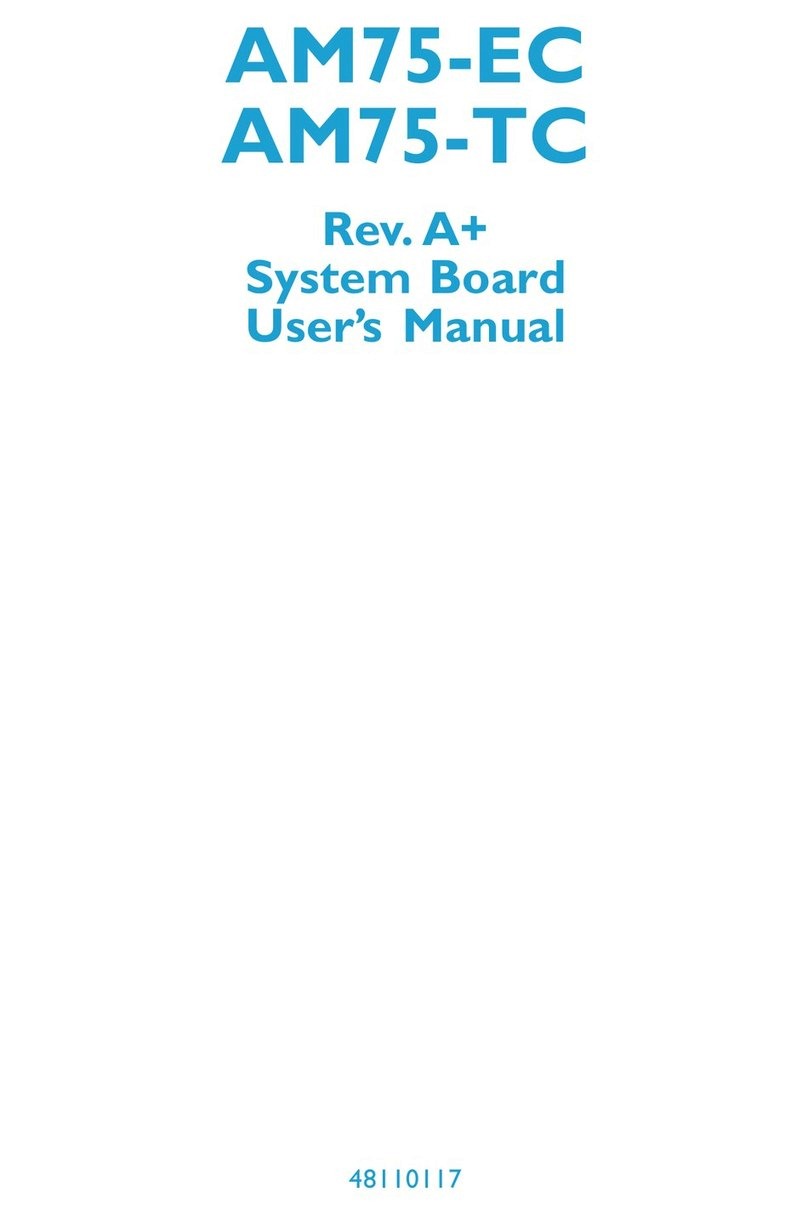 DFI AM75-TC User manual