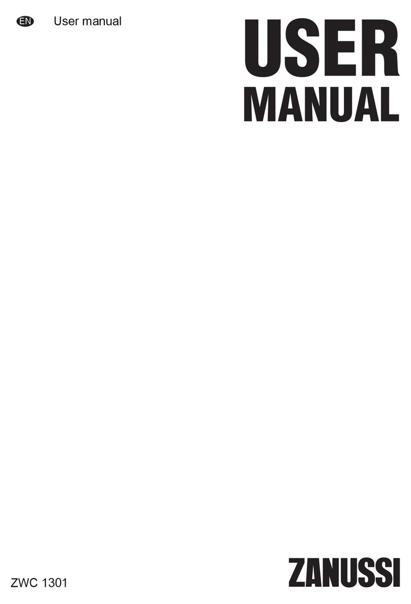 Zanussi ZWC1301 user manual