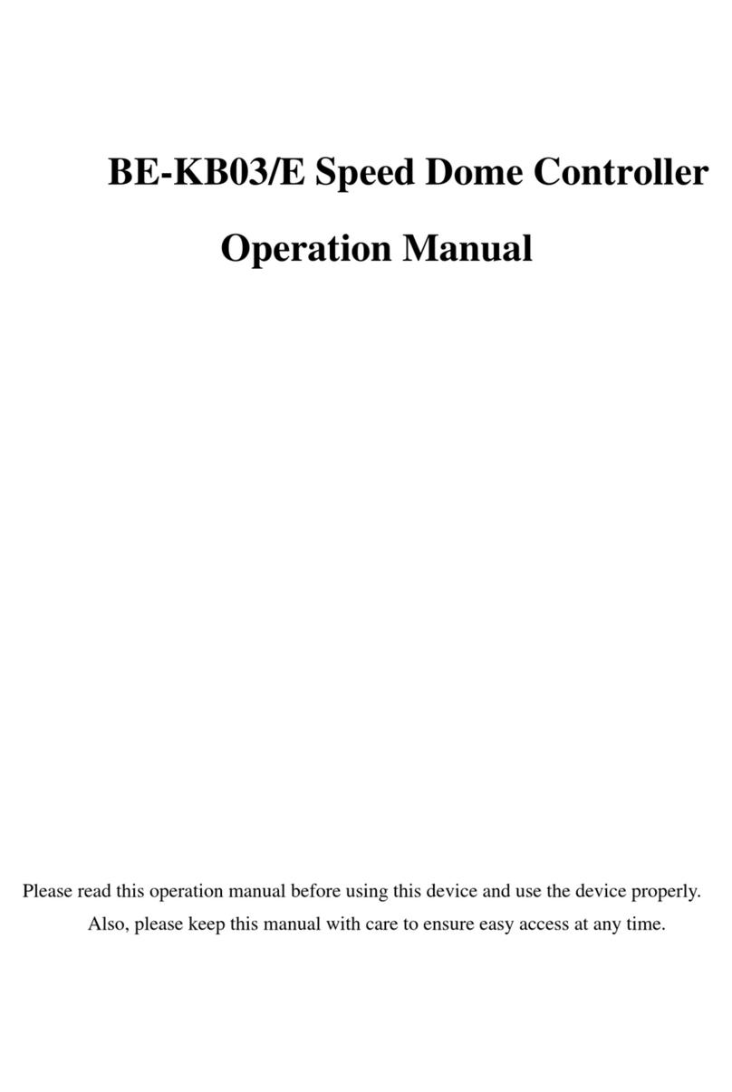 Bolide Technology BE-KB03/E Operation manual