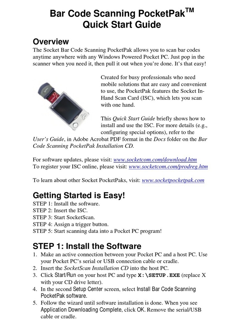 Socket PocketPak User manual