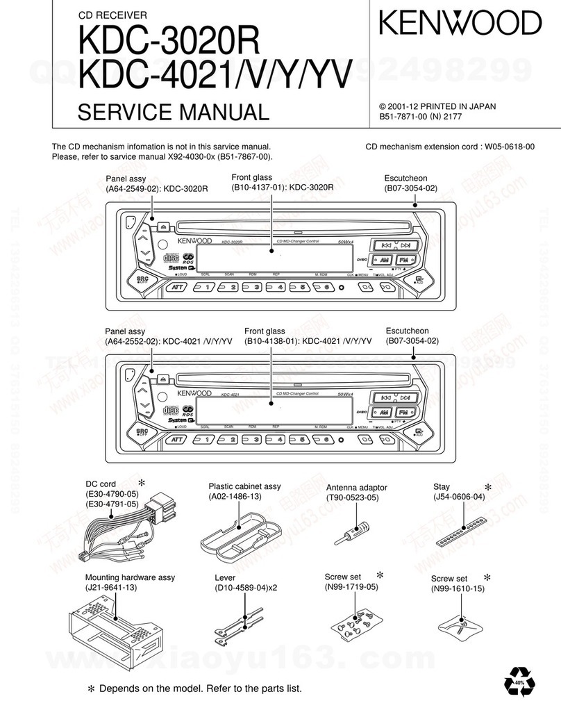 Kenwood KDC-3020R Service manual