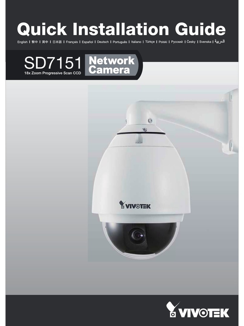 Vivotek SD7151 Quick installation guide