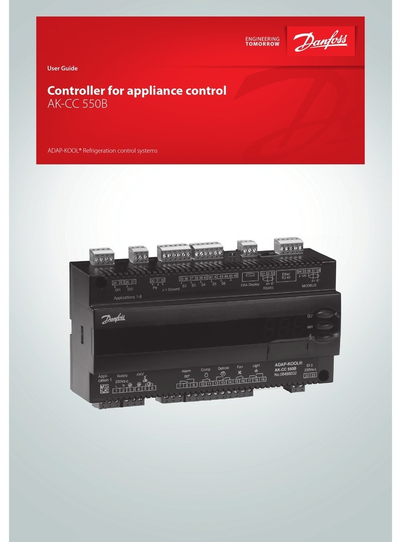 Danfoss AK-CC 550B User manual