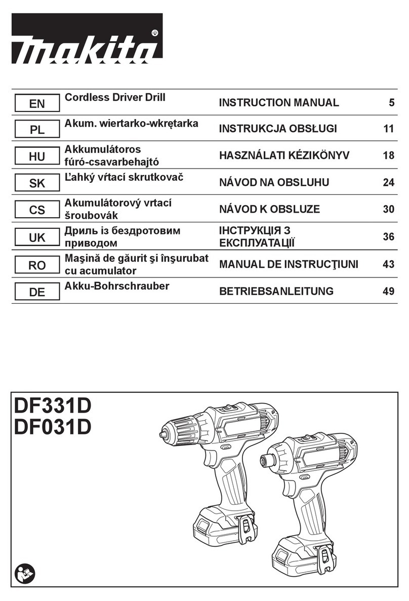 Makita DF031D instruction manual