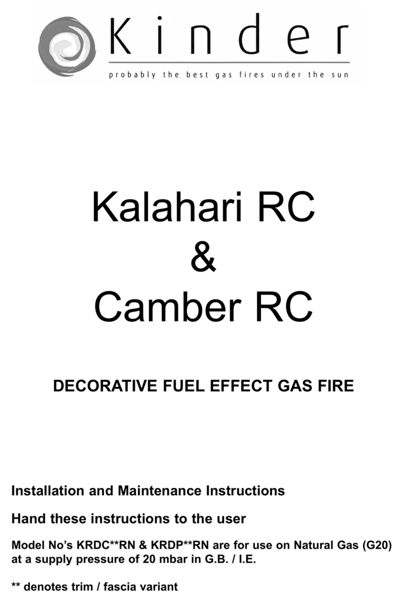 Kinder Camber RC Installation and maintenance instructions