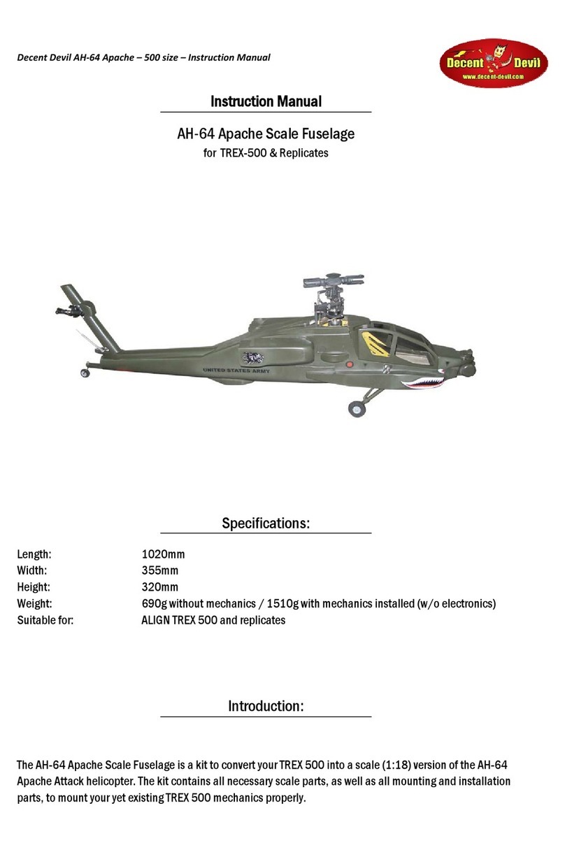 Decent Devil AH-64 instruction manual