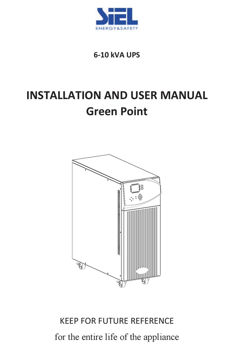 Siel Green Point Installation and user manual