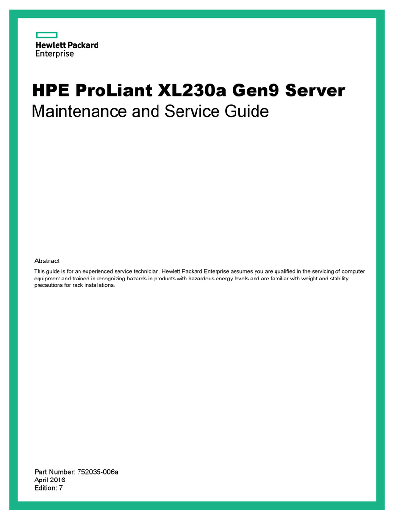 HP ProLiant XL230a Gen9 Manual