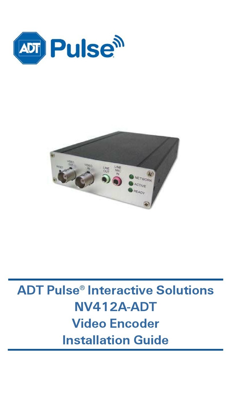 ADT Pulse NV412A-ADT User manual