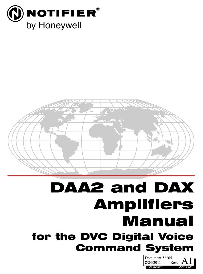 Notifier DAX user manual