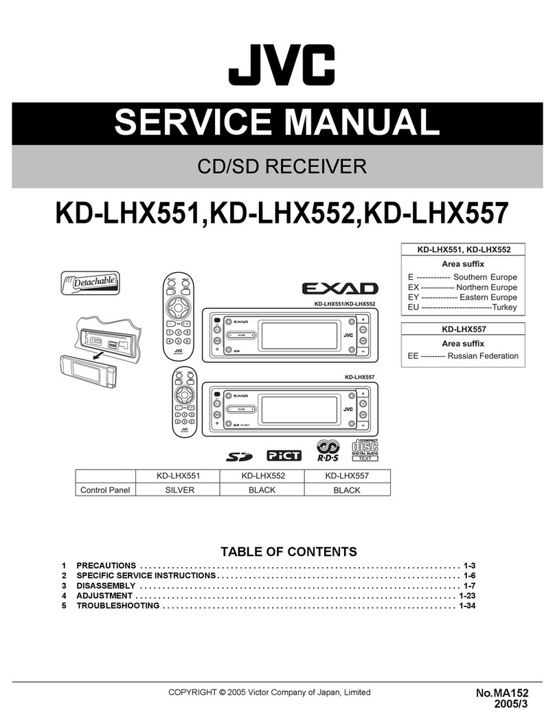 JVC KD-LHX557 User manual