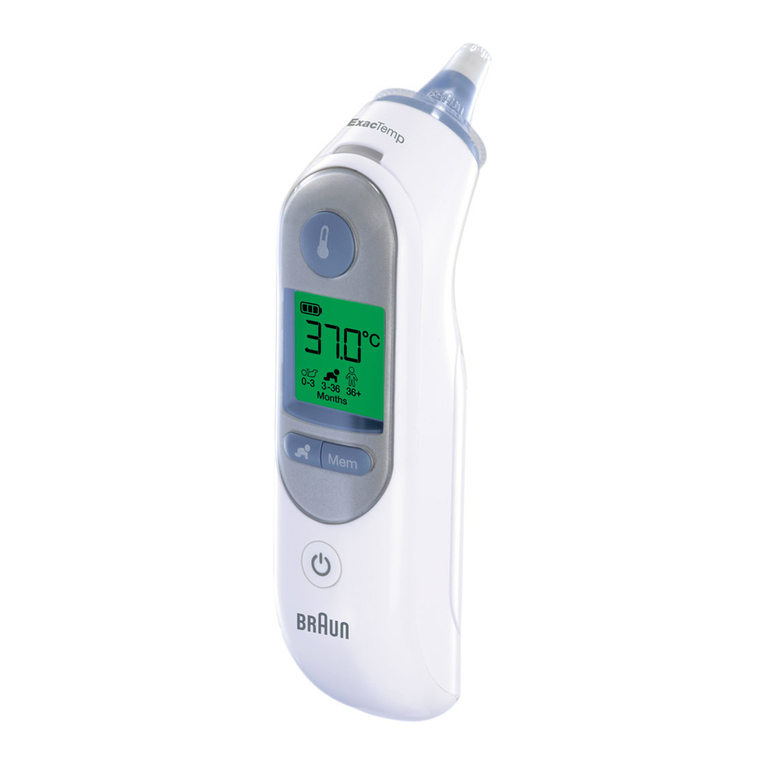 Braun ThermoScan IRT 6020 User manual
