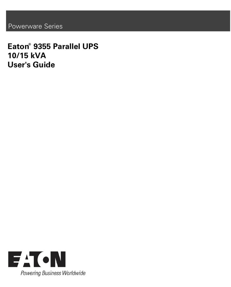 Eaton Powerware 9355 User manual