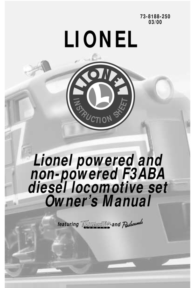 Lionel F3ABA owner's manual
