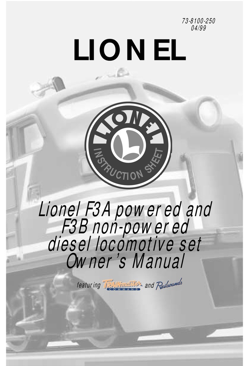Lionel F3B owner's manual Lionel F3B owner's manual