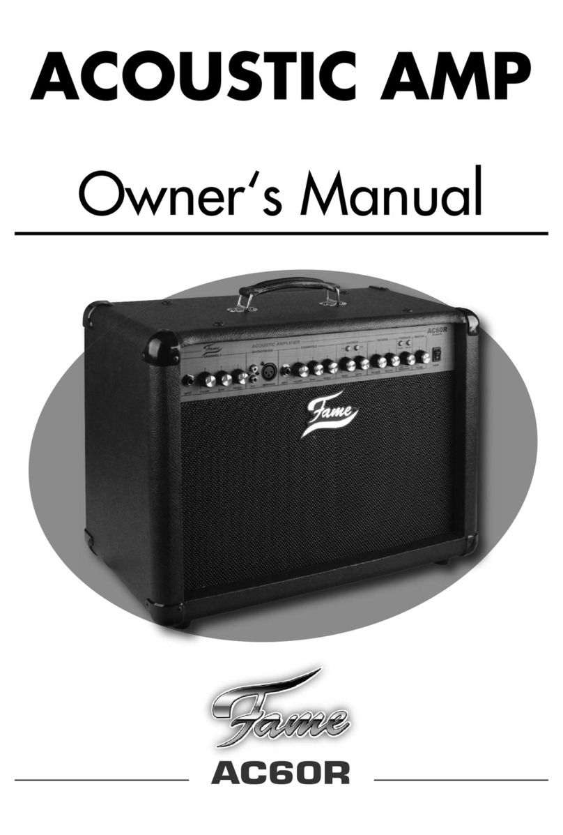 FAME AC60R owner's manual