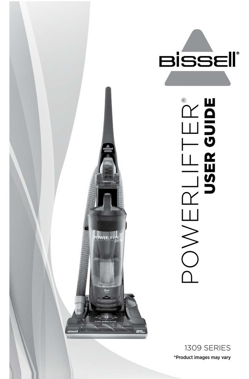Bissell POWERLIFTER 1309 SERIES user guide
