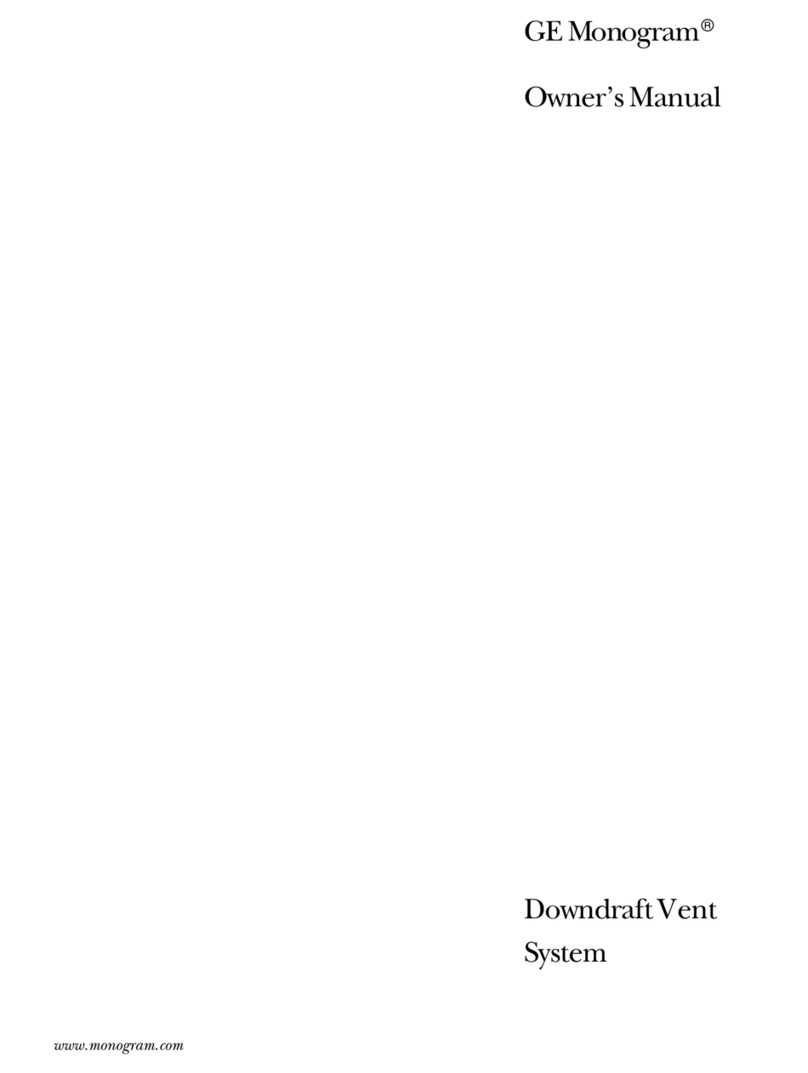 Monogram ZVB36 User manual