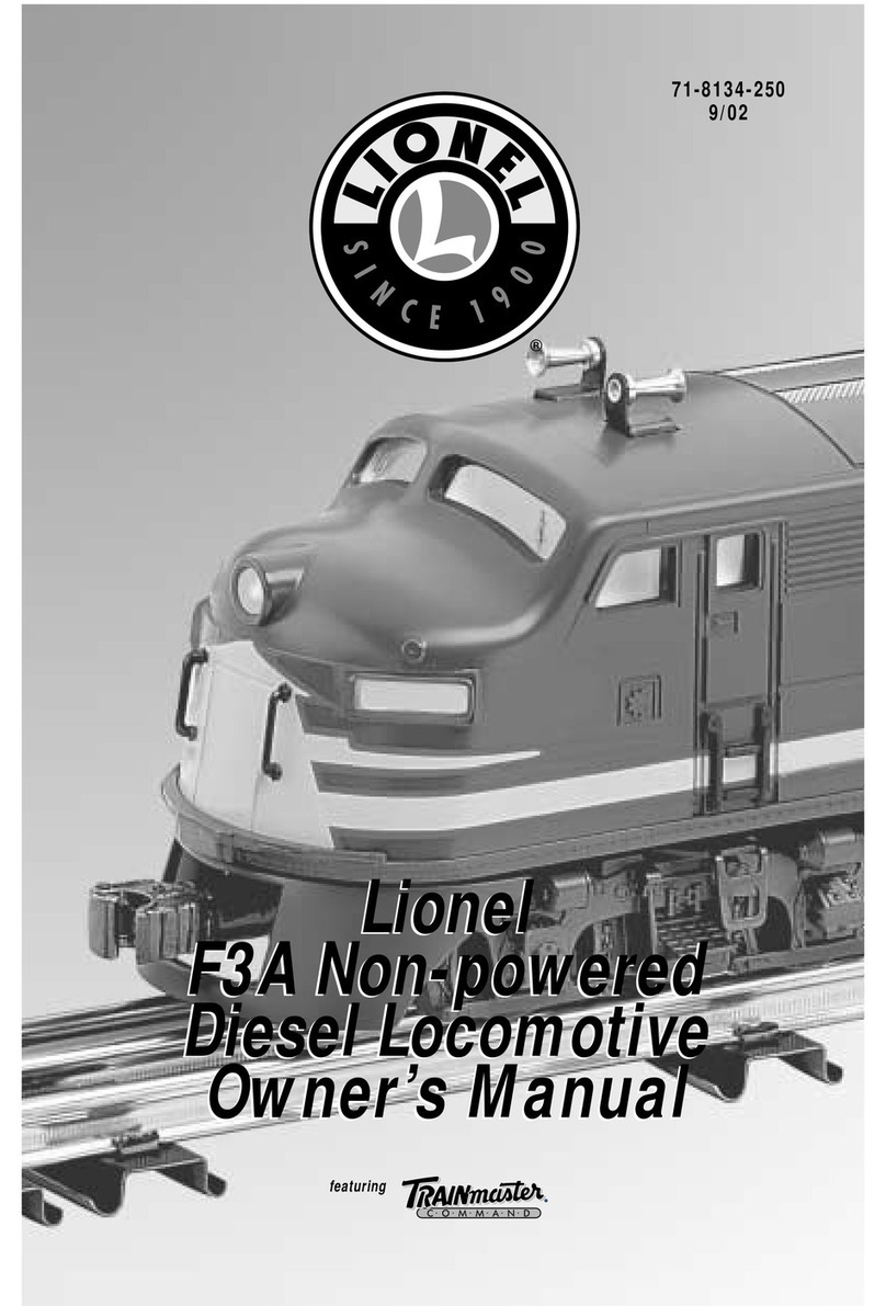 Lionel F3A owner's manual