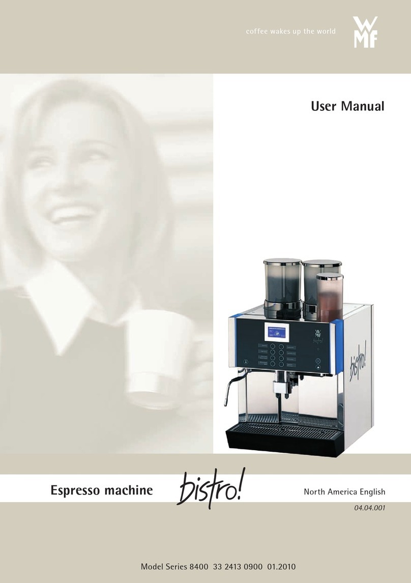 WMF Series 8400 bistro User manual