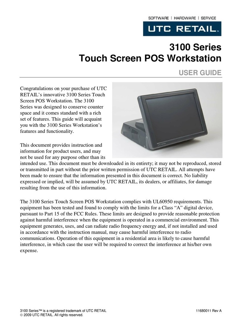 UTC RETAIL 3100 Series user guide