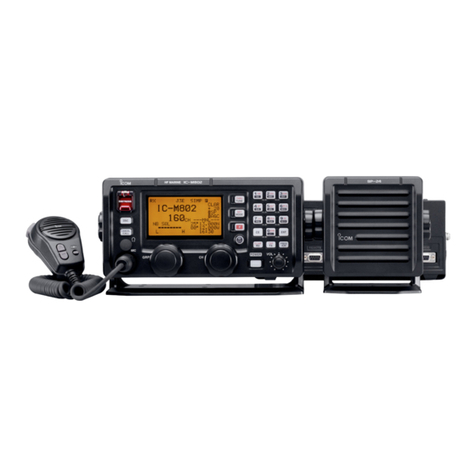 Icom IC-M802 User manual