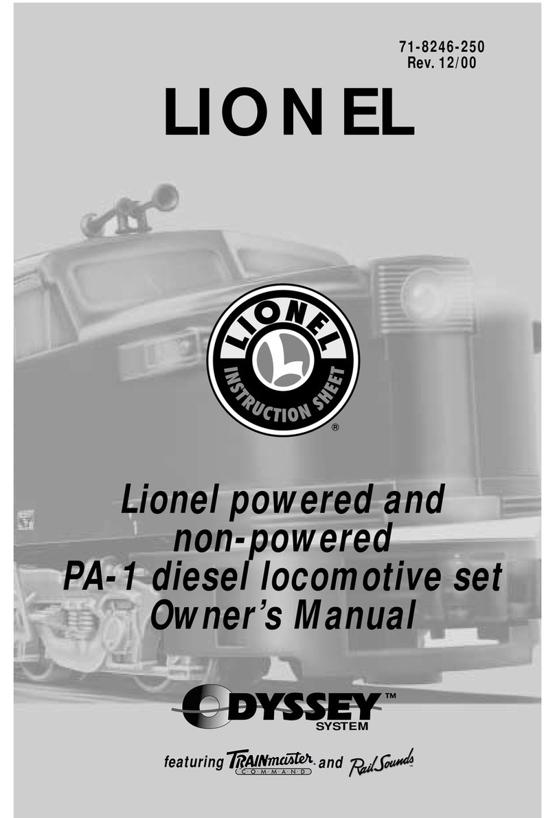 Lionel Alco PA-1 owner's manual