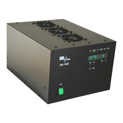 OM POWER OM1002 User manual
