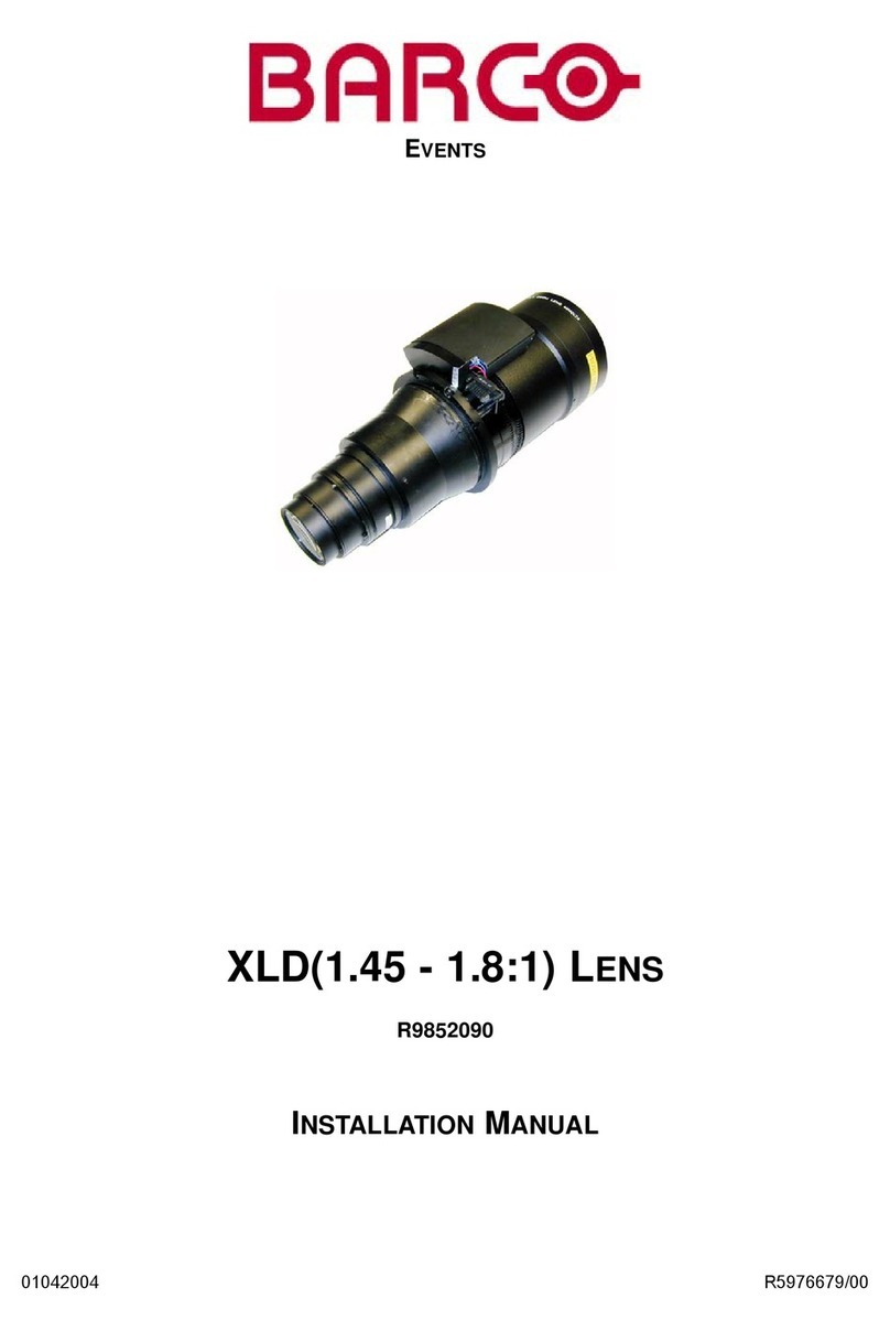 Barco R9852090 User manual