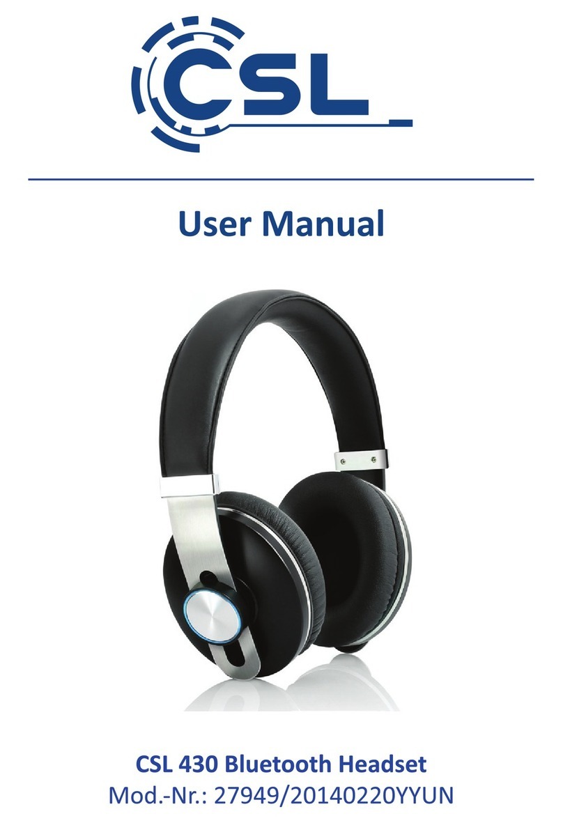 CSL 430 User manual