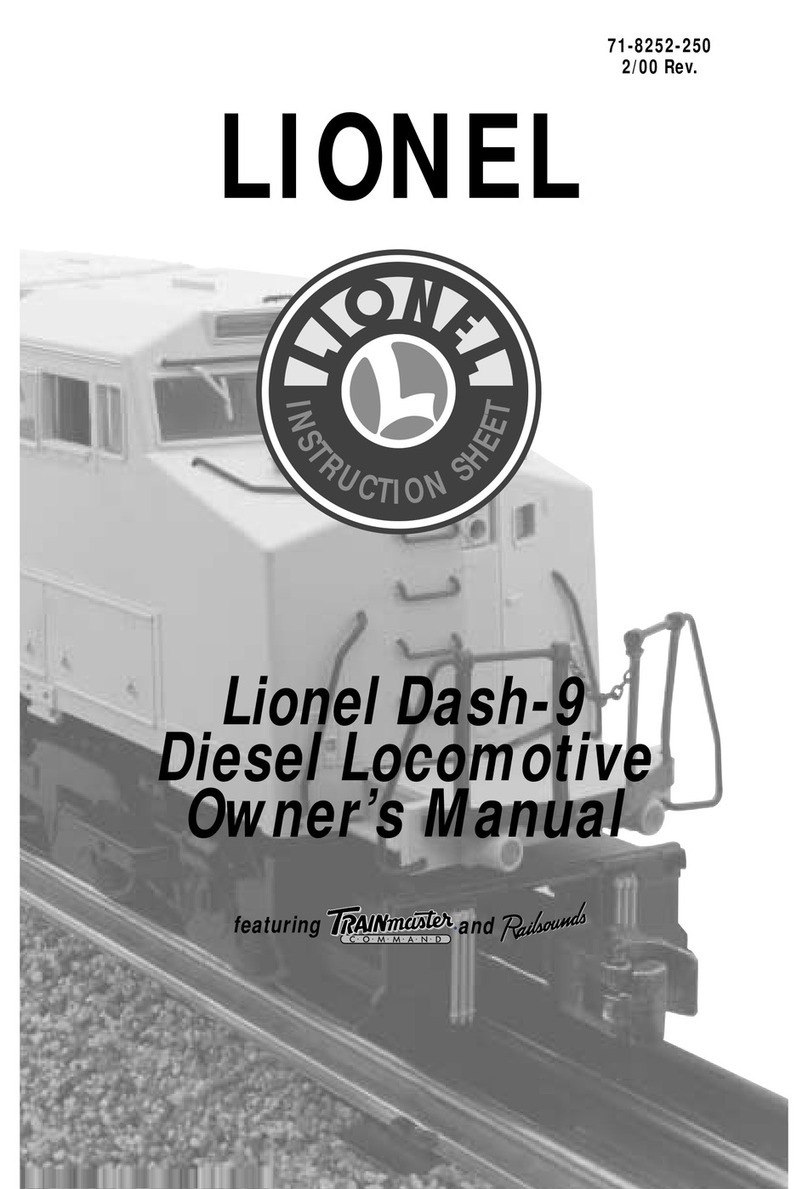 Lionel Dash-9 User manual
