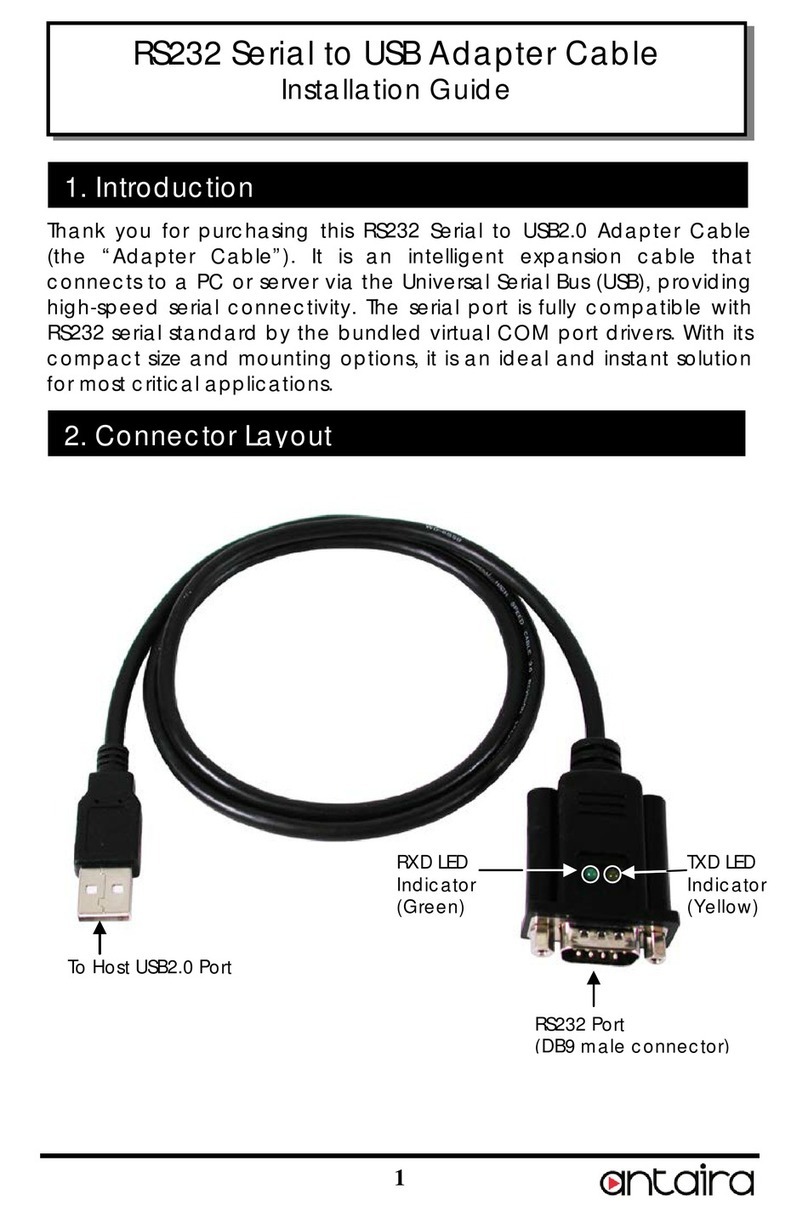 ANTAIRA UTS-1110A installation guide