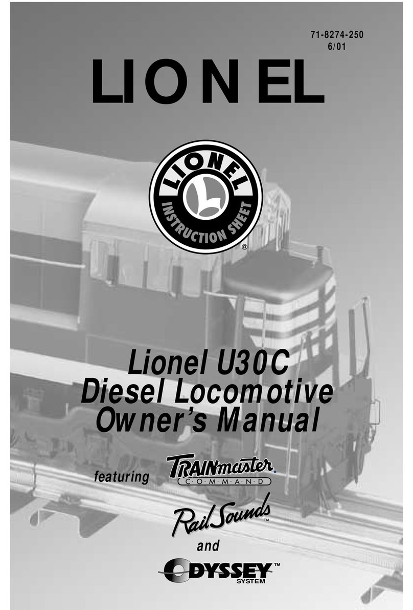 Lionel U30C owner's manual