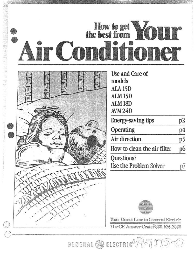 GE ALA 15D User manual