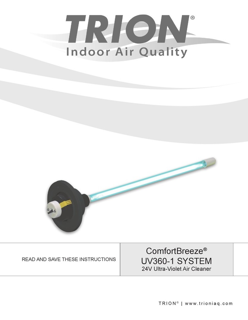 Trion ComfortBreeze UV360-1 User manual Trion ComfortBreeze UV360-1 User manual