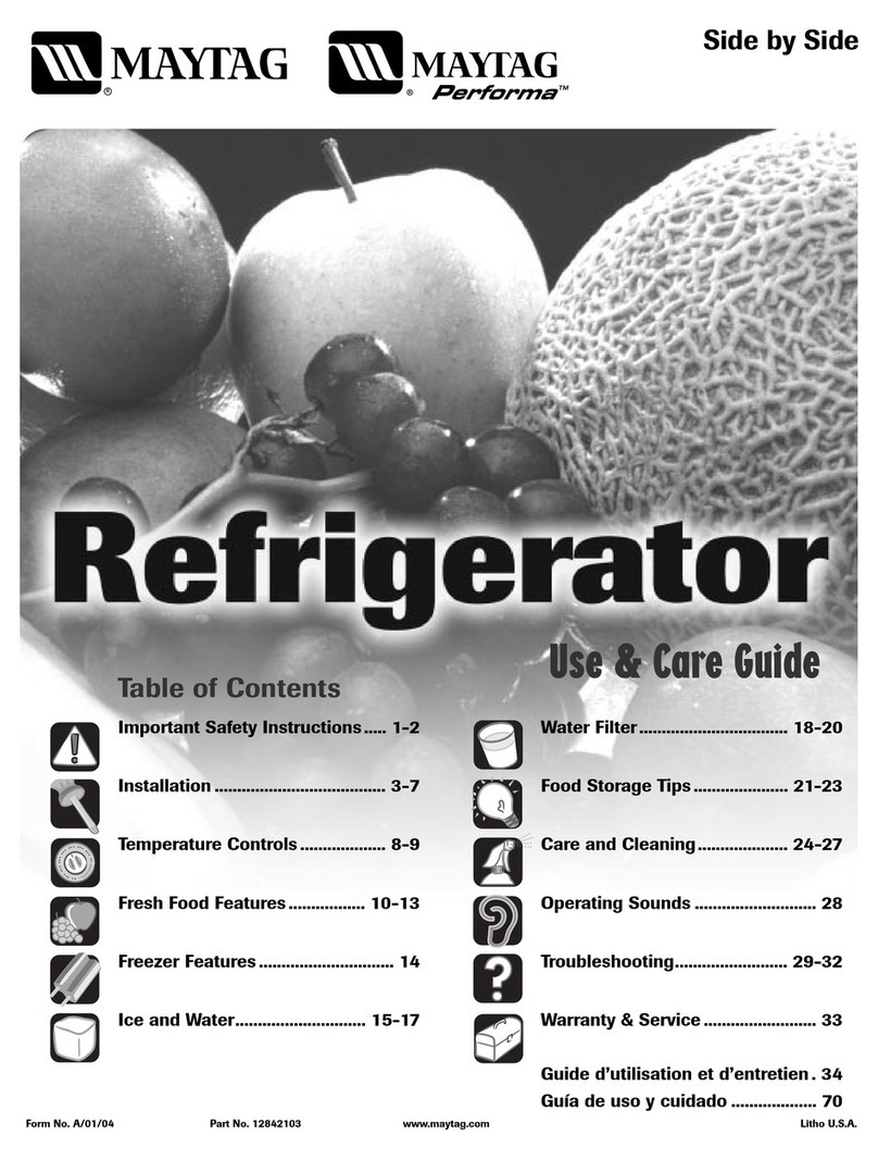Maytag 12842103 Use & care guide