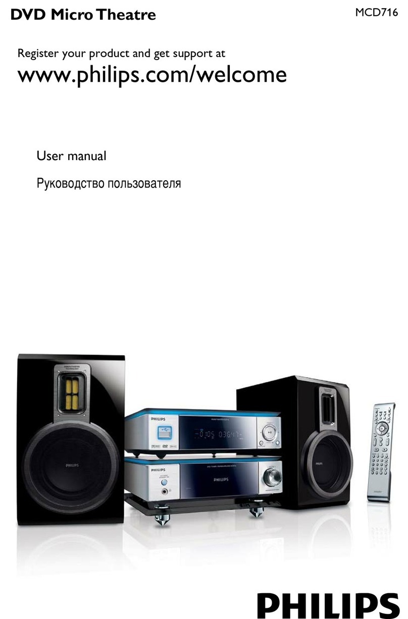Philips MCD716 User manual