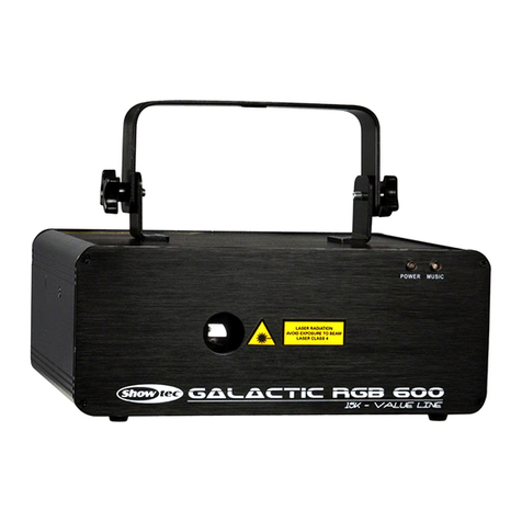 Show Tec gatactic RGB-600 value series User manual