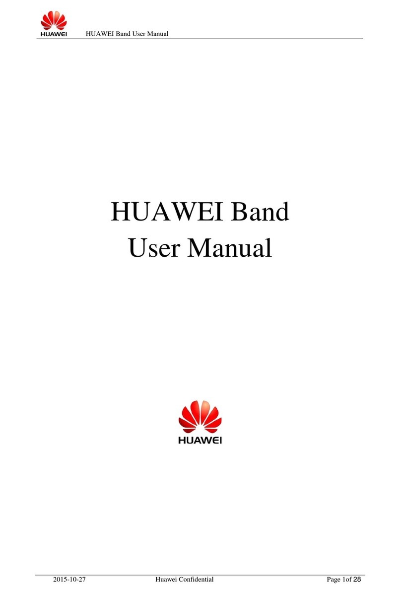 Huawei Band User manual