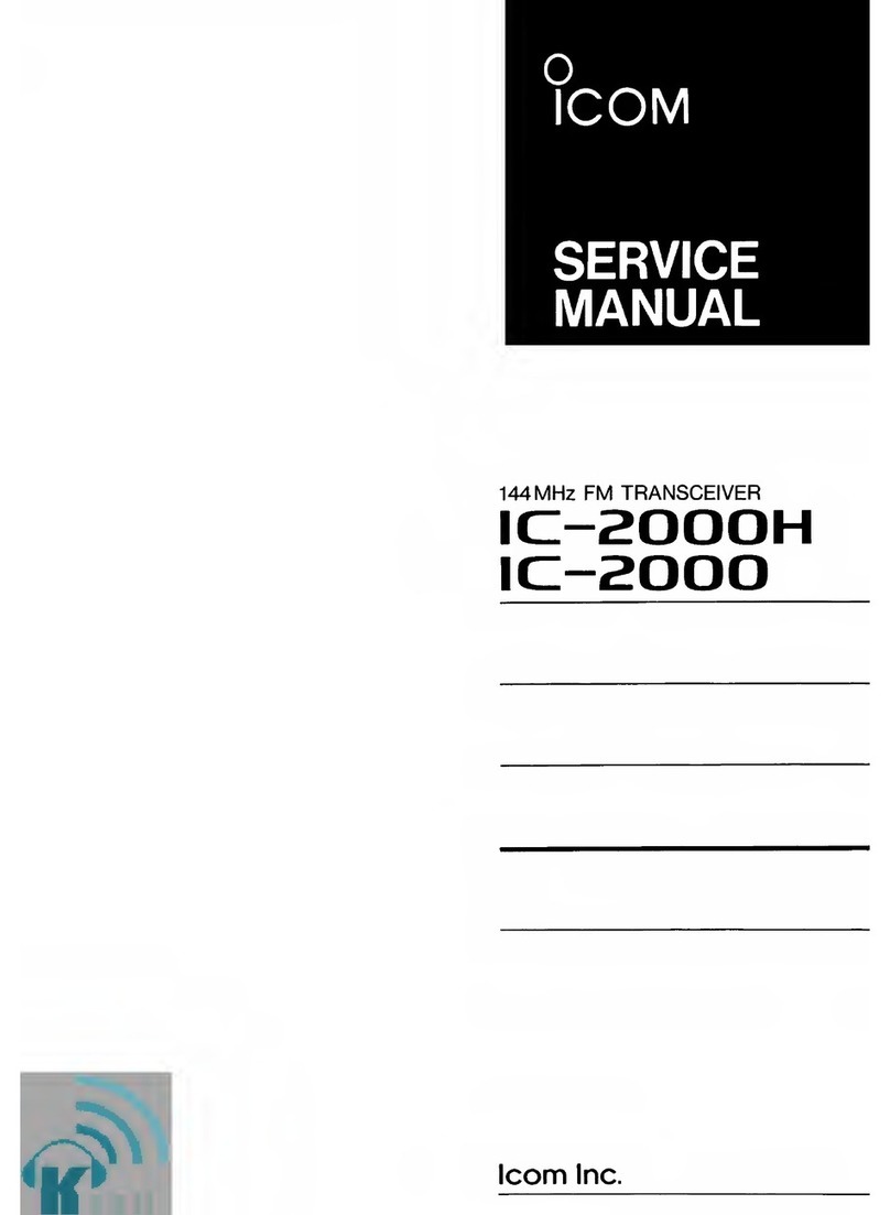 Icom IC-2000 User manual
