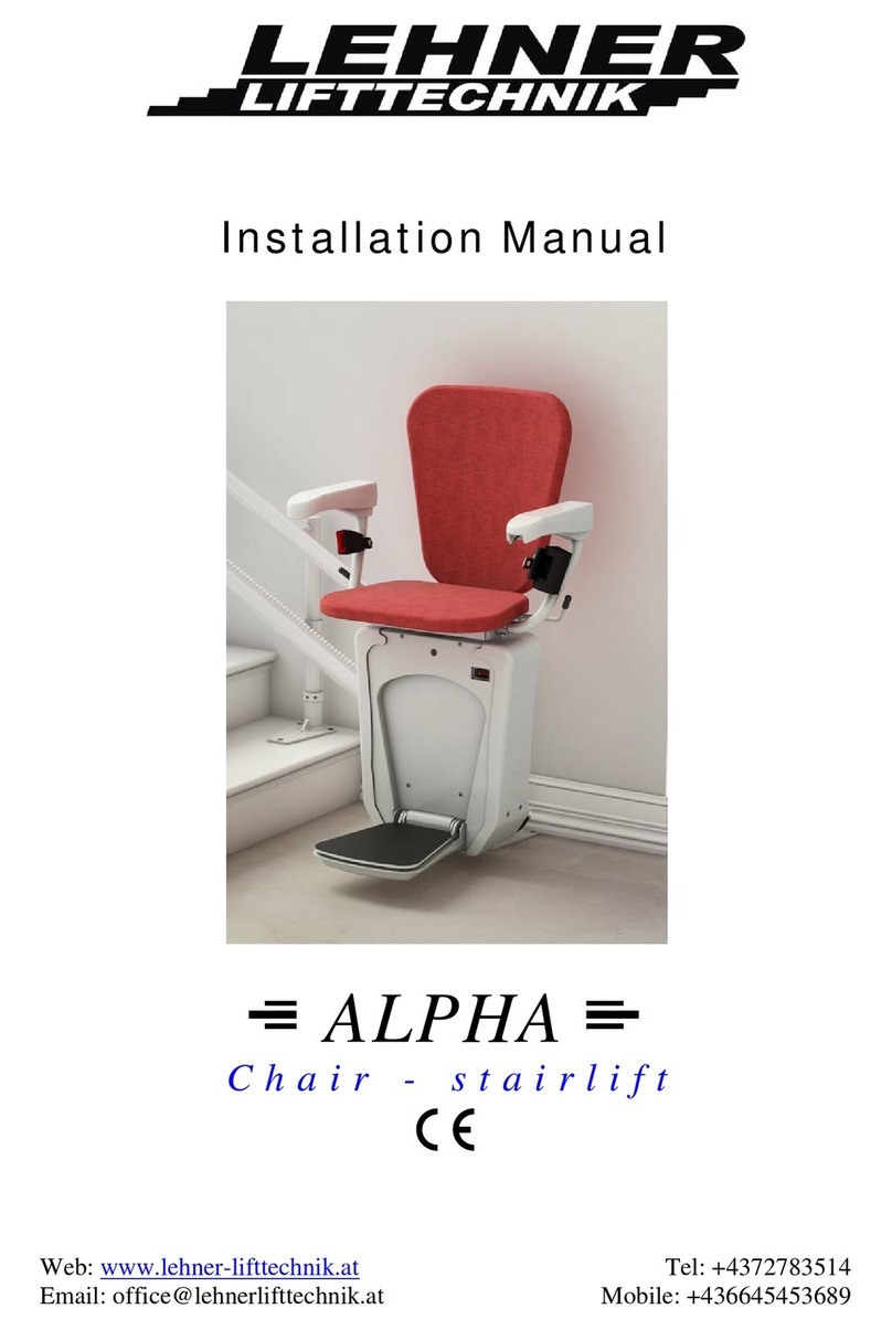 Lehner Liftechnik ALPHA installation manual