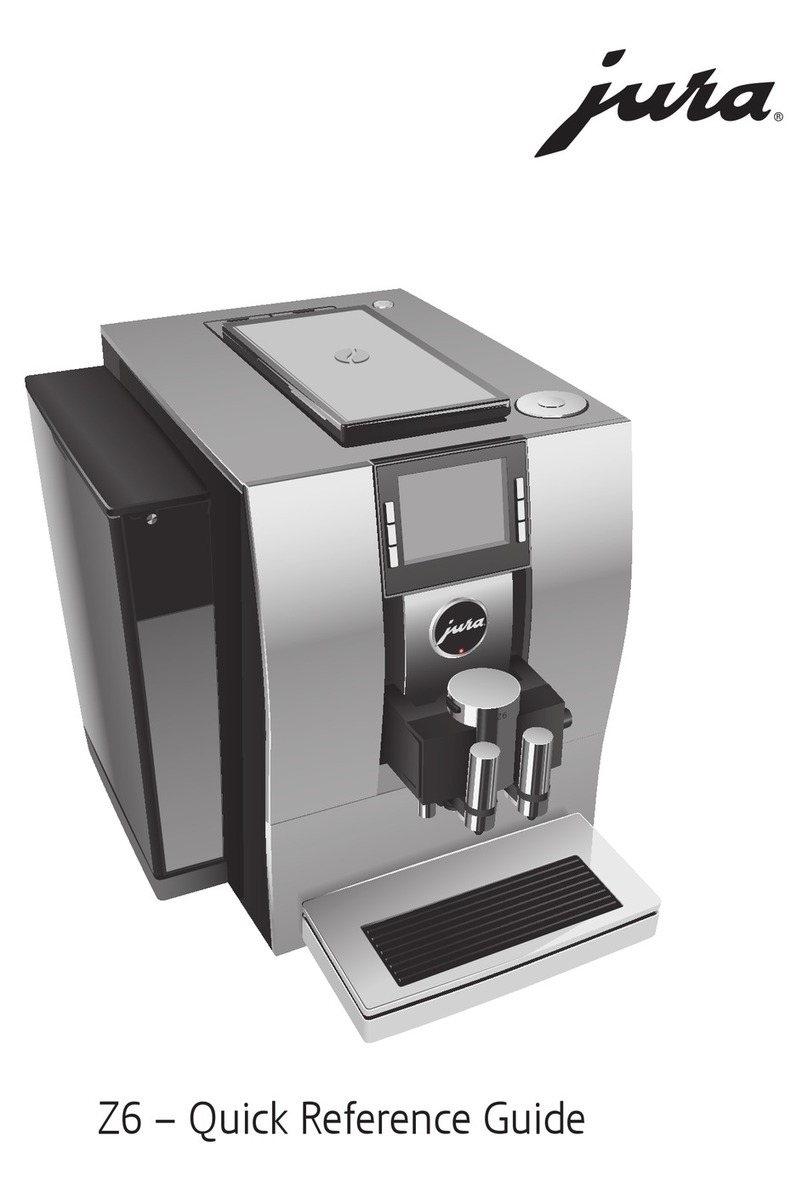 Jura Z6 Quick reference guide