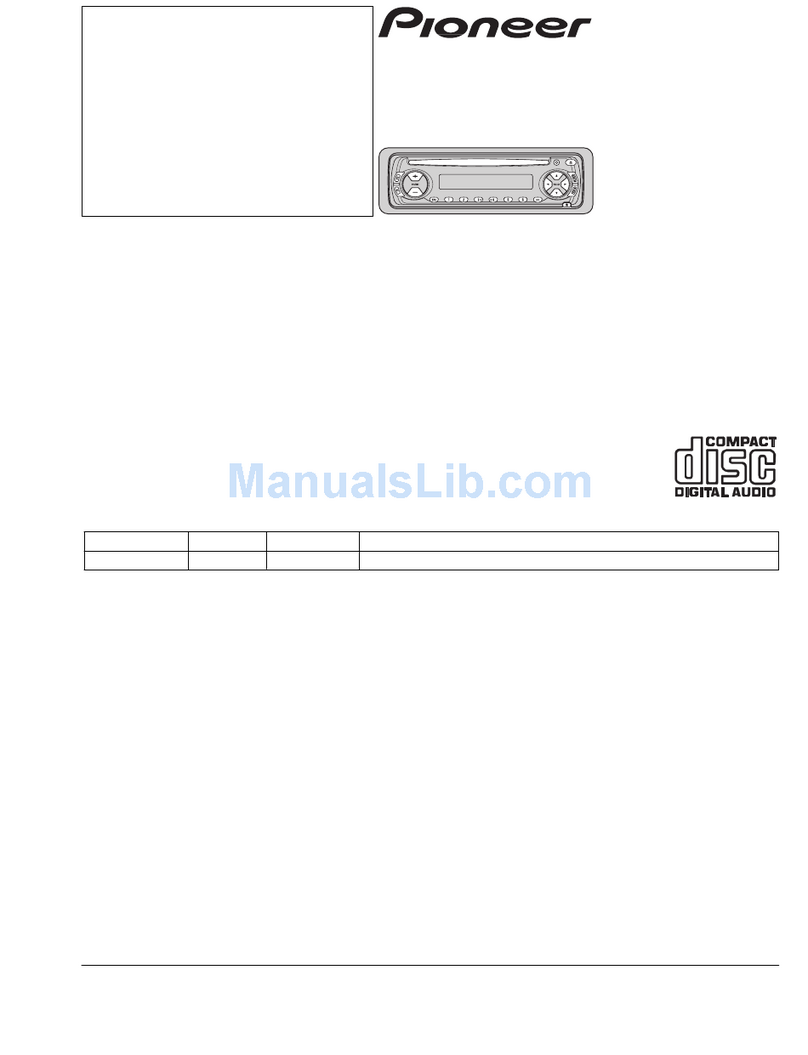 Pioneer DEH-1310 Service manual
