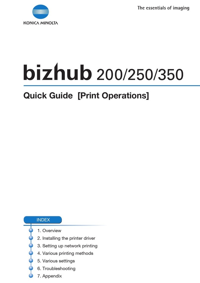 Konica Minolta bizhub 350 User manual
